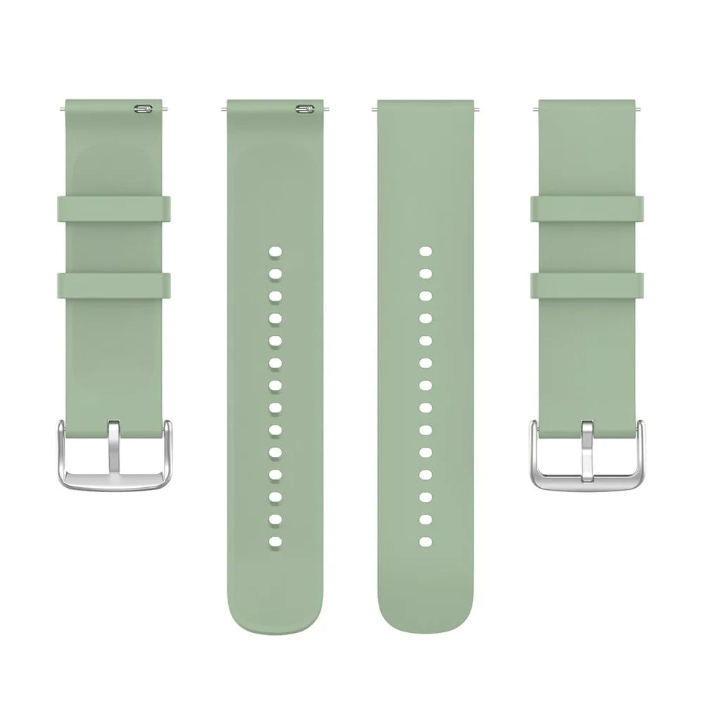 KALEBOL 22mm Silicone Strap for Huawei Watch 4 / 4 Pro / GT 4 46mm Round End Watch Band - Icy Lake Green - 2