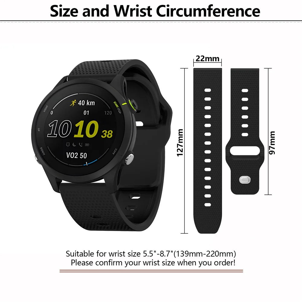 KALEBOL 22mm Strap for Huawei Watch 4 / 4 Pro / GT 4 46mm Dots Silicone Watch Band - Black - 7