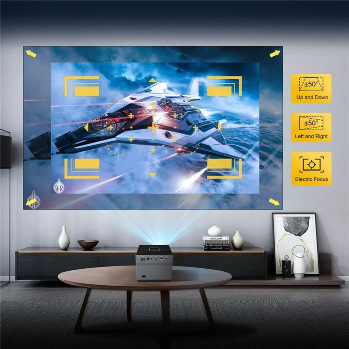X3 Mini Projector WiFi Bluetooth-compatible Portable Home Theater Video Projector - US Plug - 4