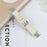 For Huami Amazfit GTS 2 mini Watch Band Genuine Cow Leather Flower Decor Adjustable Strap - White - 3