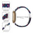 Resin Watch Band Light Weight Colorful Replacement for Fitbit Versa 3/Sense - Purple Green - 4