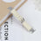 For Garmin Instinct 2S Watch Band Genuine Cow Leather Flower Decor Adjustable Strap - White - 3