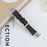 For Garmin vivoactive 5 / Garminactive 5 Watch Band Genuine Cow Leather Flower Decor Adjustable Strap - Black - 7