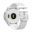 For Garmin Forerunner 255 / Forerunner 265 Cross-Texture Silicone Band with Watch Case - White - 2