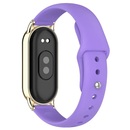 Replacment Band for 12mm Universal Smart Watch Reverse Buckle Silicone Watch Strap - Purple - 1