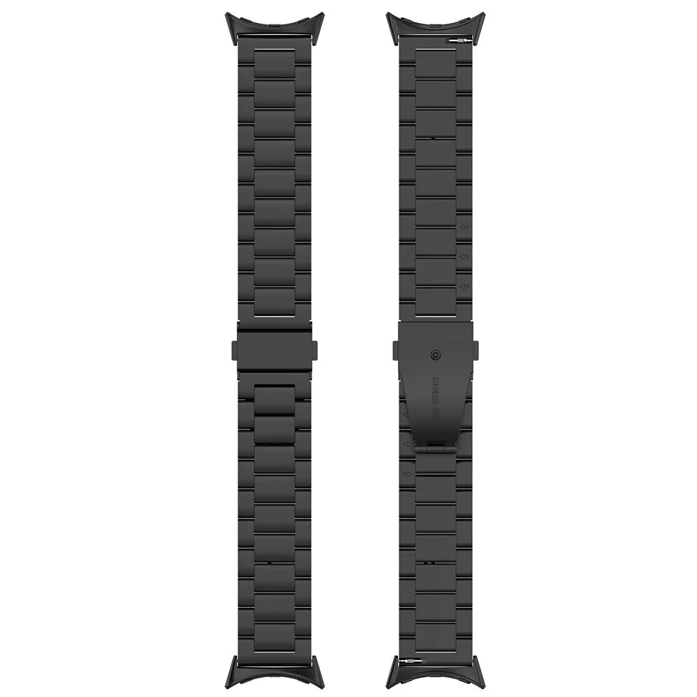 For Google Pixel Watch 4 41mm / Watch 3 41mm / Watch 2 / Watch Strap Replacement Stainless Steel Watch Band - Black - 5
