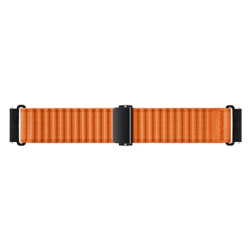 For Huawei Watch GT 3 42mm / GT 3 Pro 43mm Watch Strap 20mm Wave Design Nylon Wrist Band - Orange - 2