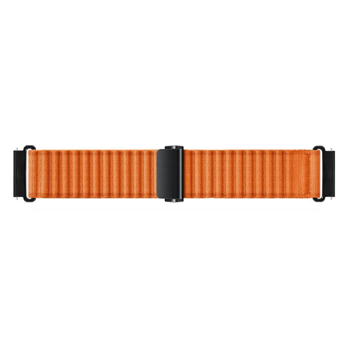 22mm Nylon Band for Huawei Watch 4 / 4 Pro / GT 4 46mm Wave Design Watch Strap - Orange - 2