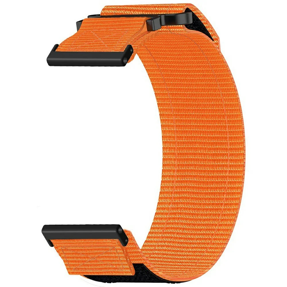 24mm Nylon Watch Band for Suunto 9 / 7 / Spartan Sport Wrist HR Baro  Loop Fastener Strap - Orange - 3