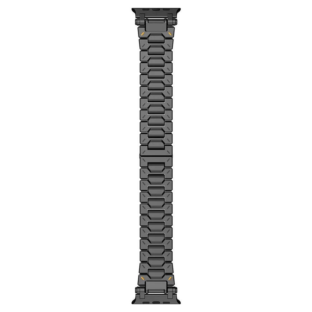 Strap for Apple Watch Ultra 3 2 1 49mm / Series 11 10 46mm / 9 8 7 45mm / SE3 SE2 SE 6 5 4 44mm / 3 2 1 42mm Stainless Steel Band - Black - 5
