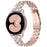 For Samsung Galaxy Watch7 44mm / 40mm Watch Band Rhinestone Decor Smart Watch Strap - Rose Pink - 2