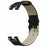 For Garmin Lily Watch Band Bamboo Texture PU Leather Adjustable Strap - Black - 3