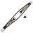 For Garmin Lily Ethnic Band Bracelet Leather+Metal Wrist Strap with Tool - Black - 1