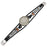 For Garmin Lily Ethnic Band Bracelet Leather+Metal Wrist Strap with Tool - Black - 2