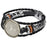 For Garmin Lily Ethnic Band Bracelet Leather+Metal Wrist Strap with Tool - Black - 3