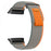 For Polar Vantage Watch Strap Nylon Loop Adjustable Wrist Band - Orange+Grey - 1