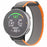 For Polar Vantage Watch Strap Nylon Loop Adjustable Wrist Band - Orange+Grey - 2