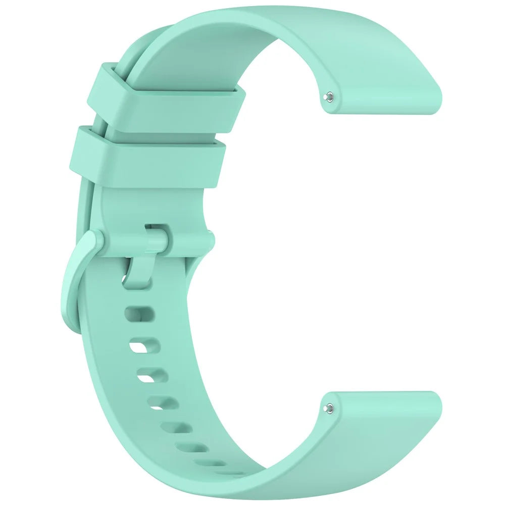 For Garmin Approach S50 / vivoactive 5 Silicone Watch Band 20mm Quick Release Replacement Strap - Teal - 3