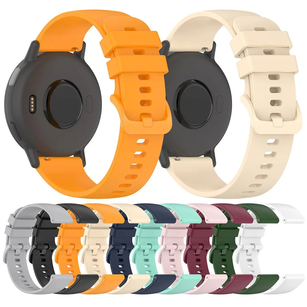 For Garmin Forerunner 265 / Forerunner 255 Silicone Watch Band 22mm Quick Release Replacement Strap - Teal - 5