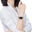 For Xiaomi Redmi Watch 3 Lite Stainless Steel Replacement Strap with Metal Watch Case - Black - 4