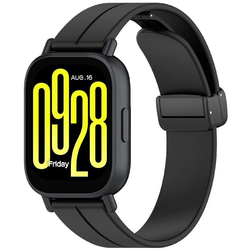 Watch Band for Xiaomi Redmi Watch 5 Active / Watch 5 Lite / Huawei Watch GT 5 46mm Universal 22mm Silicone Strap - Black - 2