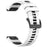 26mm Strap for Garmin Fenix 8 51mm / Enduro 3 / Instinct 2X Universal Silicone Watch Band - White+Black - 1