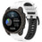 26mm Strap for Garmin Fenix 8 51mm / Enduro 3 / Instinct 2X Universal Silicone Watch Band - White+Black - 4