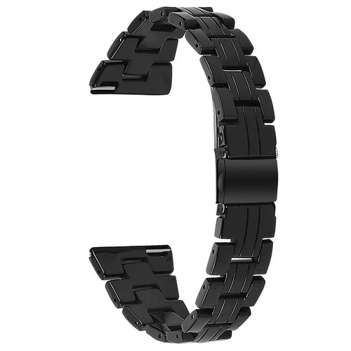 Colorful Resin Watch Band Light Weight Replacement for Samsung Galaxy Watch3 41mm - Black - 1