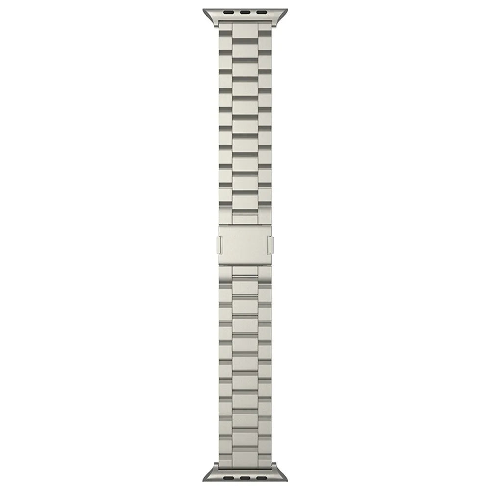 Magnetic Strap for Apple Watch Series 11 10 42mm / 9 8 7 41mm / SE3 SE2 SE 6 5 4 40mm / 3 2 1 38mm Titanium Alloy Band - Titanium - 2