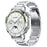 For Huawei Watch GT 5 46mm Watch Band Three Beads Stainless Steel Strap Replacement - Silver - 2