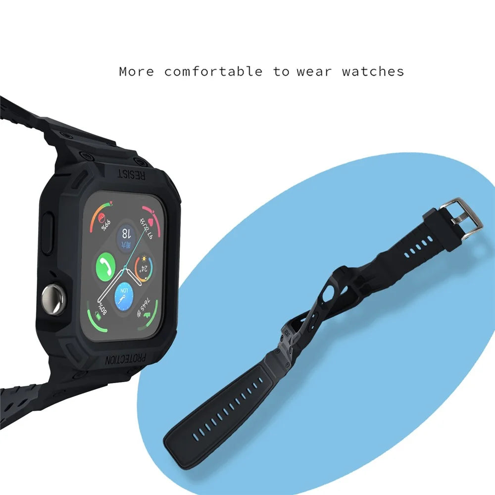 For Huawei Watch Fit 3 Strap Soft TPU Wrist Band with Integrated Watch Case - Black - 4