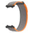 For Huami Amazfit T-Rex 3 Watch Strap Nylon Loop Adjustable Wrist Band with Connector - Orange / Grey - 3
