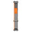 For Huami Amazfit T-Rex 3 Watch Strap Nylon Loop Adjustable Wrist Band with Connector - Orange / Grey - 4