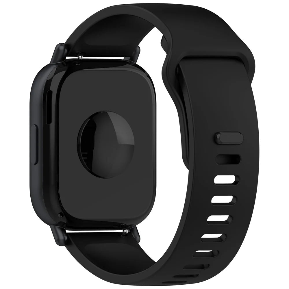 For Xiaomi Redmi Watch 5 Active / Watch 5 Lite Replacement Strap Soft Silicone Watch Band - Black - 1