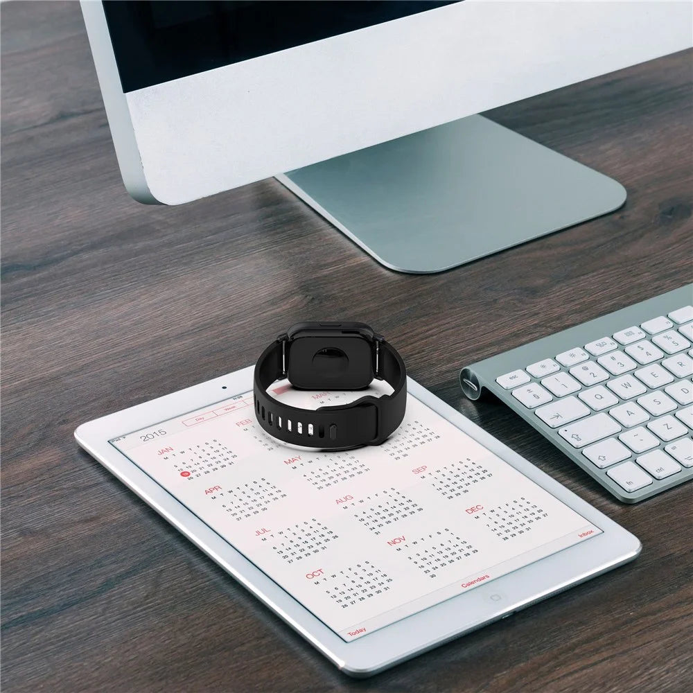 For Xiaomi Redmi Watch 5 Active / Watch 5 Lite Replacement Strap Soft Silicone Watch Band - Black - 7
