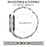 Zinc Alloy Watch Band for Garmin Instinct 2S Twisted Metal Watch Strap Replacement - Starlight - 4