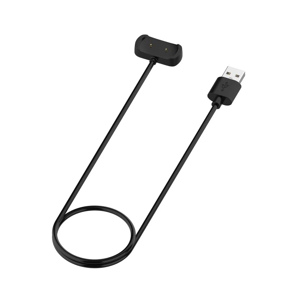 1m Magnetic Smart Watch Charger Cable for Huami Amazfit GTR2 / GTR2e / GTS2 / BIPU / Pop / Bip 3 / Bip 5 / GTS4 Mini / GTR Mini (A2174) - Black - 1