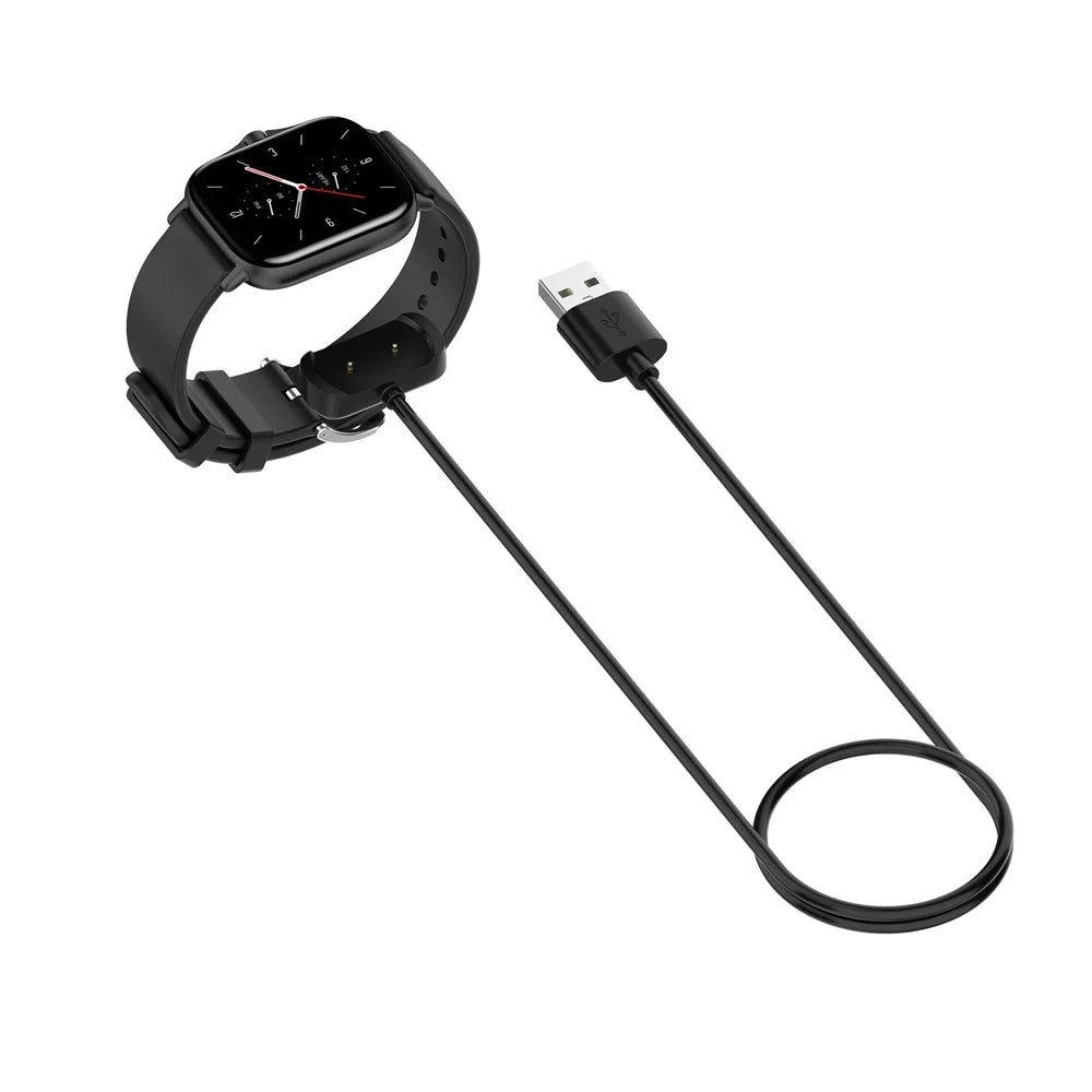 1m Magnetic Smart Watch Charger Cable for Huami Amazfit GTR2 / GTR2e / GTS2 / BIPU / Pop / Bip 3 / Bip 5 / GTS4 Mini / GTR Mini (A2174) - Black - 7