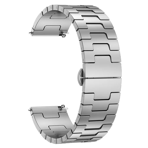 Titanium Alloy Strap for Huawei Watch GT 5 Pro / GT 5 / GT 4 46mm Universal 22mm Metal Watchband - Silver - 1