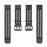 26mm Silicone Strap for Garmin Fenix 8 51mm / Enduro 3 / Instinct 2X Multiple Holes Watchband - Black - 2