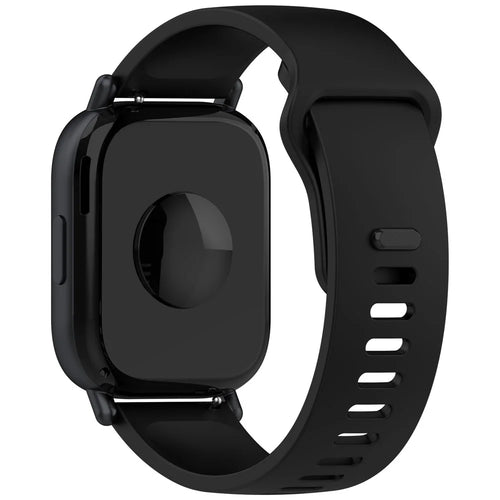 Silicone Strap for Xiaomi Redmi Watch 5 Active Watch Band Adjustable Watchband Replacement - Black - 1