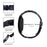 For Fitbit Inspire 2 14mm Resin Watch Band Replace Strap - Black Mix - 4