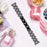 Zinc Alloy Twisted Watch Band Rhinestone Decor for Garmin Instinct 2S Watch Strap - Black - 4