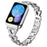 Zinc Alloy Twisted Watch Band Rhinestone Decor for Xiaomi Smart Band 10 Pro / 9 Pro / 8 Pro / Redmi Watch 6 / 5 / 4 Watch Strap - Silver - 2