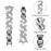 Zinc Alloy Twisted Watch Band Rhinestone Decor for Xiaomi Smart Band 10 Pro / 9 Pro / 8 Pro / Redmi Watch 6 / 5 / 4 Watch Strap - Silver - 3