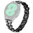 Zinc Alloy Twisted Watch Band Rhinestone Decor for TicWatch 2 Watch Strap - Black - 1