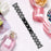 Zinc Alloy Twisted Watch Band Rhinestone Decor for Mibro Lite Watch Strap - Black - 5