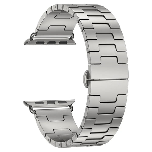 Titanium Alloy Strap for Apple Watch Ultra 3 2 1 49mm / Series 11 10 46mm / 9 8 7 45mm / SE3 SE2 SE 6 5 4 44mm / 3 2 1 42mm - Grey - 1