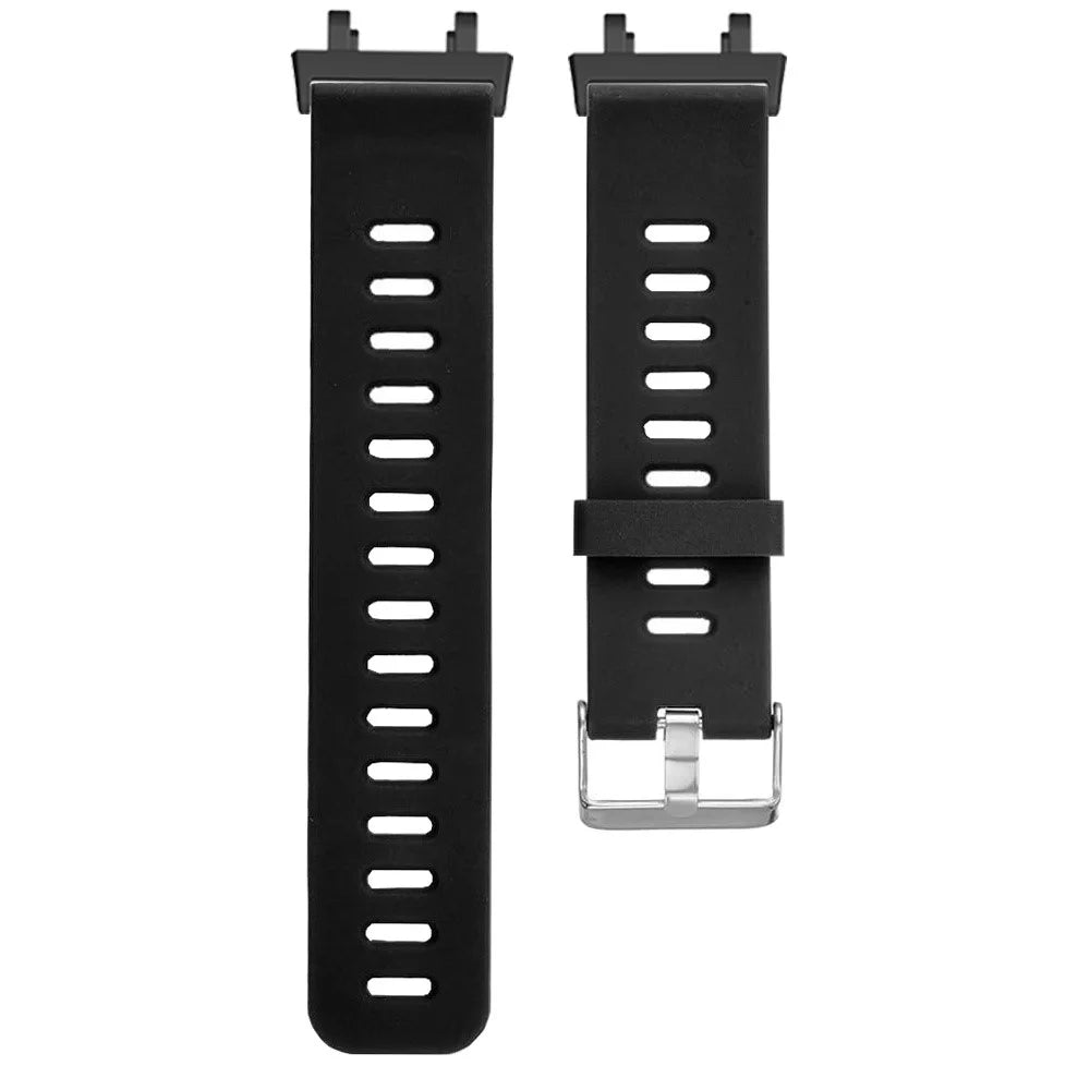 Silicone Sports Watch Band for Huami Amazfit T-Rex 3 Watch Strap with Metal Connectors - Black  /  Red - 2