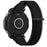 For Huami Amazfit T-Rex 3 Wtch Band Nylon Braided Replacement Watch Strap - Black+Grey - 1